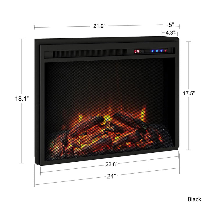 23" Fireplace Insert, Mesh Front - FA23V60L-8 - Black