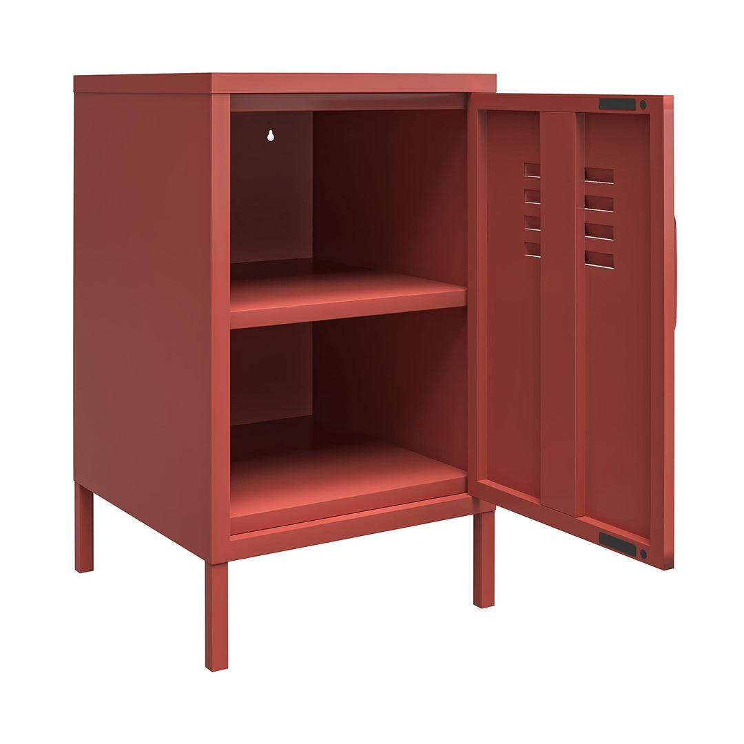 End table with shelves - Terracotta