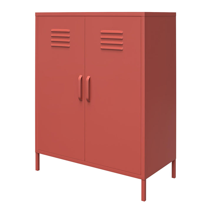 3 shelf storage cabinet - Terracotta