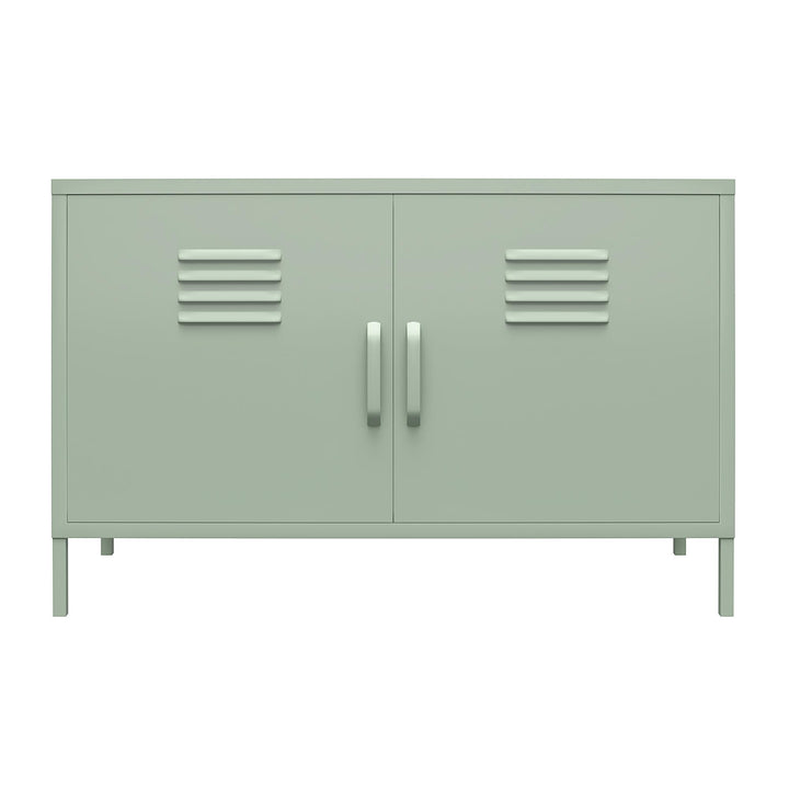 Metal accent cabinets - Pale Green