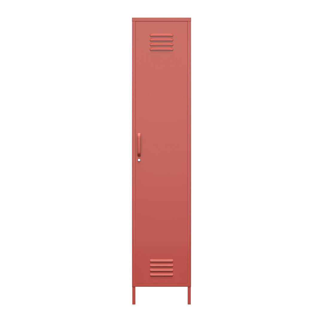 Single door storage cabinet - Terracotta