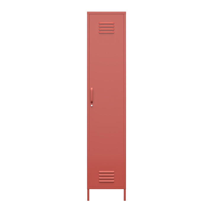 Single door storage cabinet - Terracotta