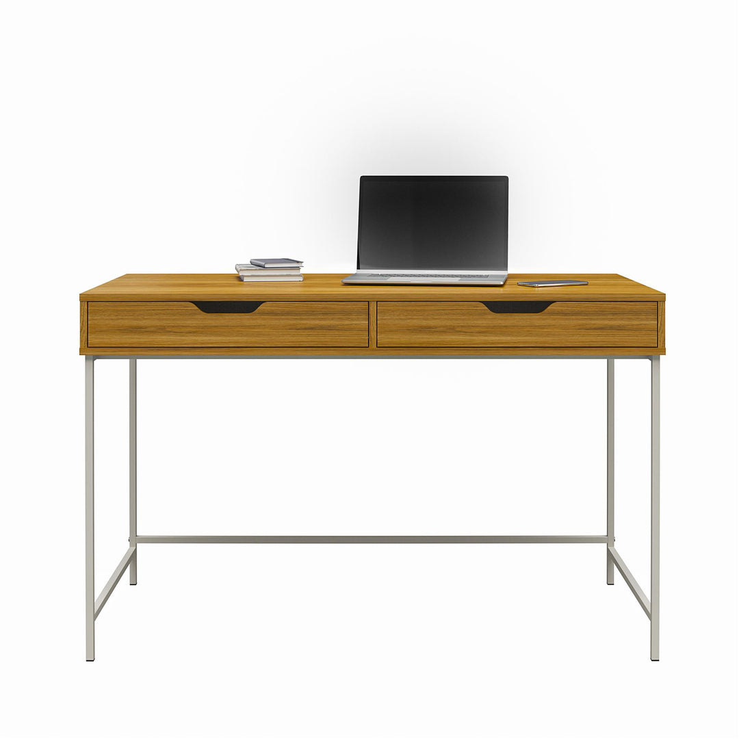 modern computer armoire - Walnut