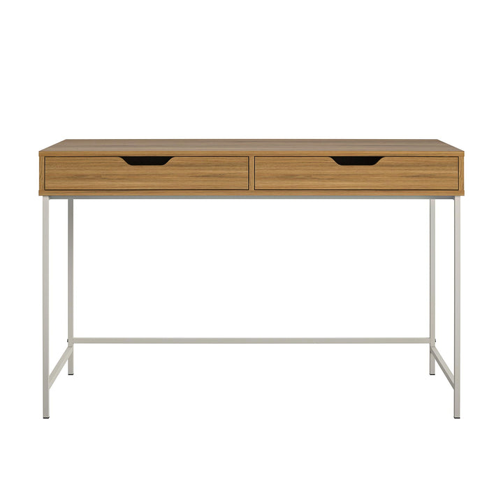modern computer tables - Walnut