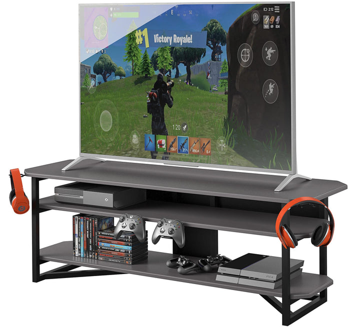 Two-level gaming TV storage -  Gray