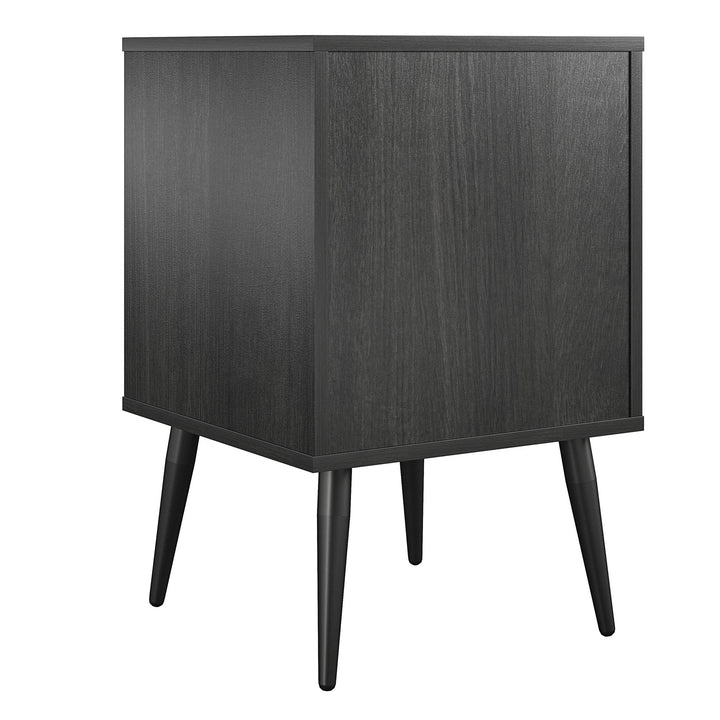 Side table for organized living spaces - Black Oak
