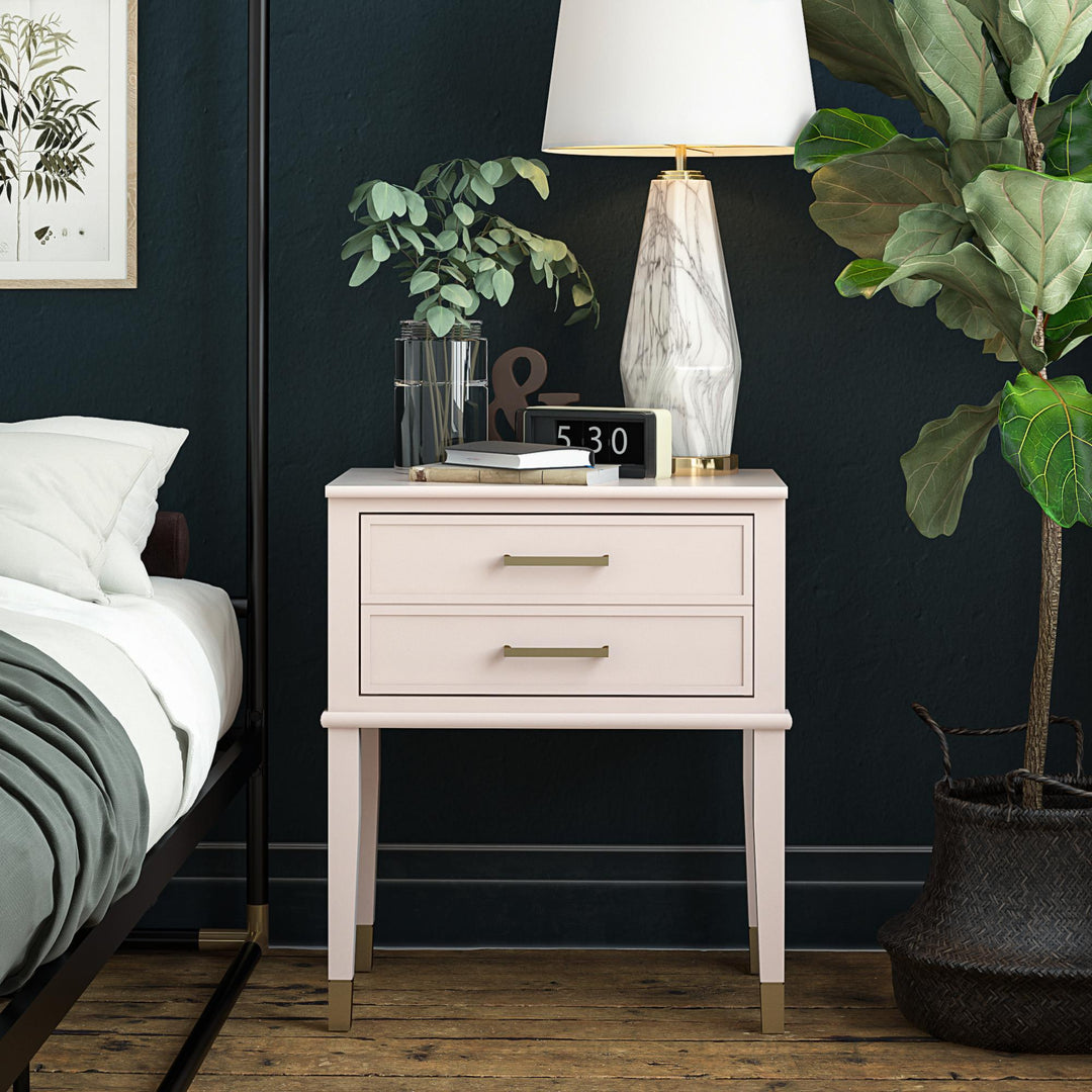 Bedroom Furniture with Storage Drawers -  Pink