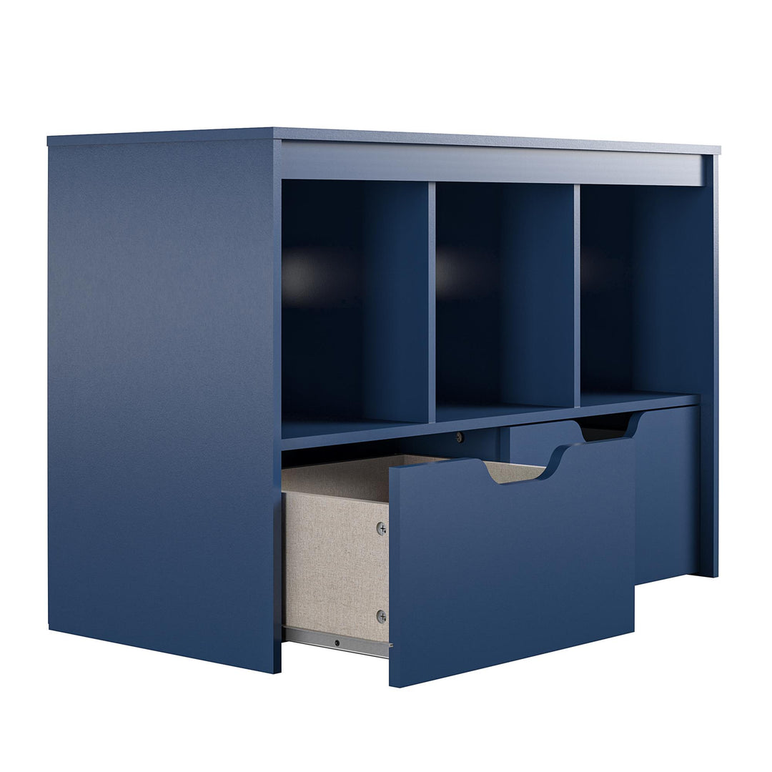 cubby storage with drawers - Navy