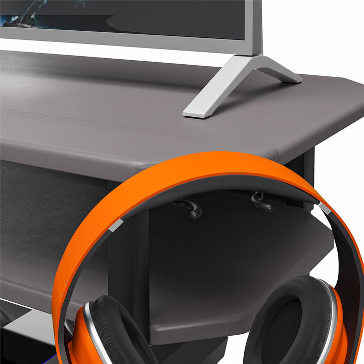 Controller storage TV stand Quest -  Gray