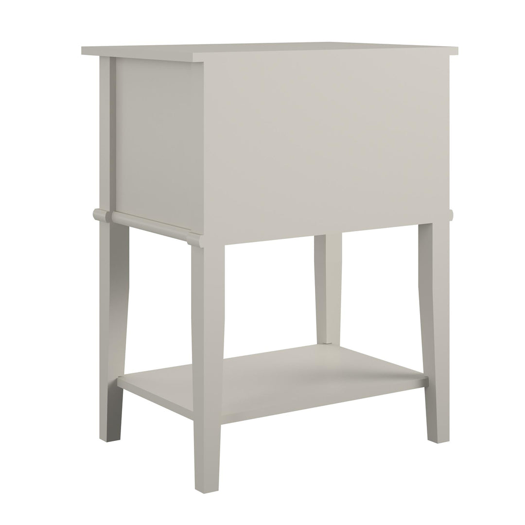 Franklin Accent Table for Living Room -  Taupe