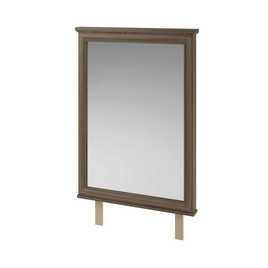 Hanover Creek Mirror  -  Weathered Oak