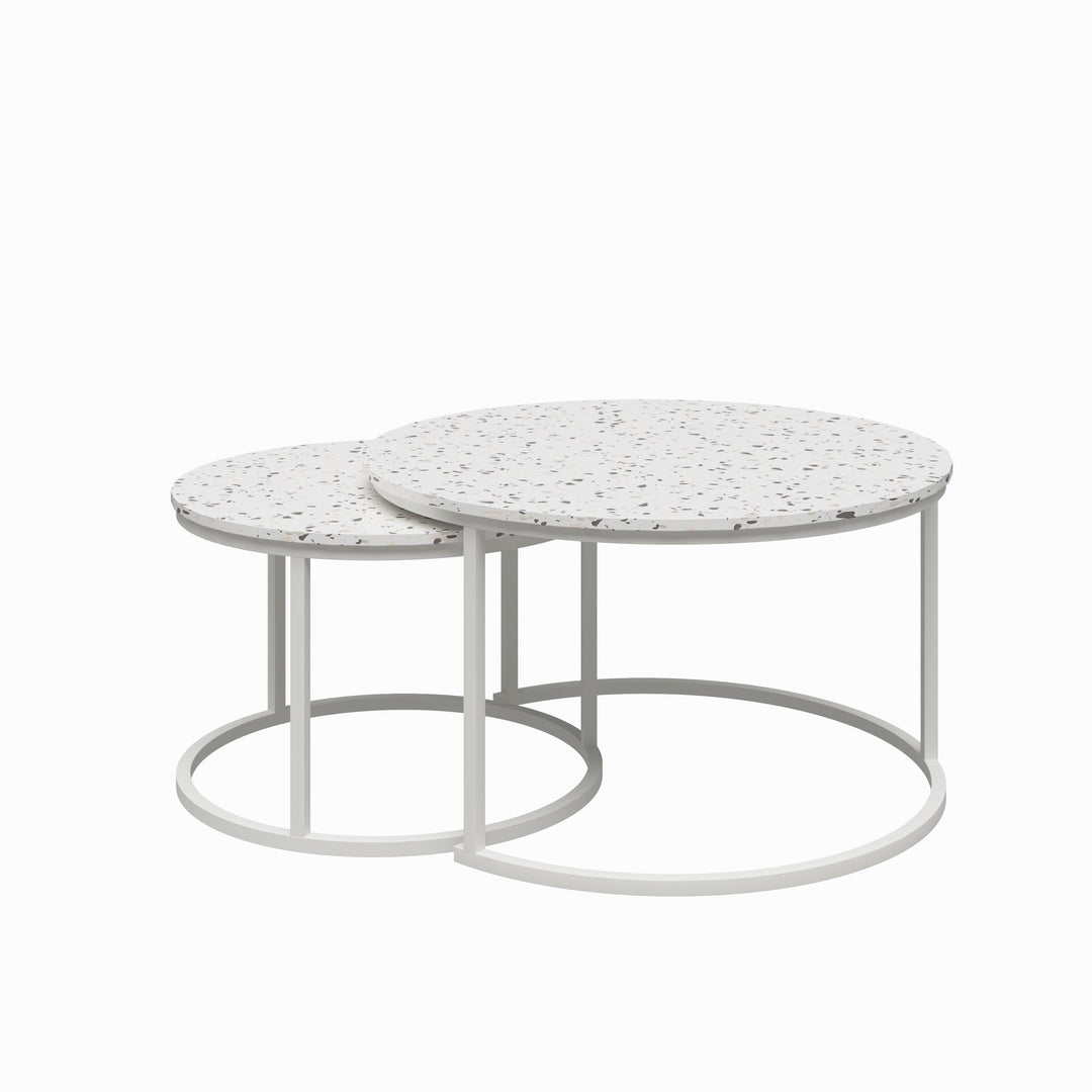 Amelia tables for flexible room design -  Terrazzo