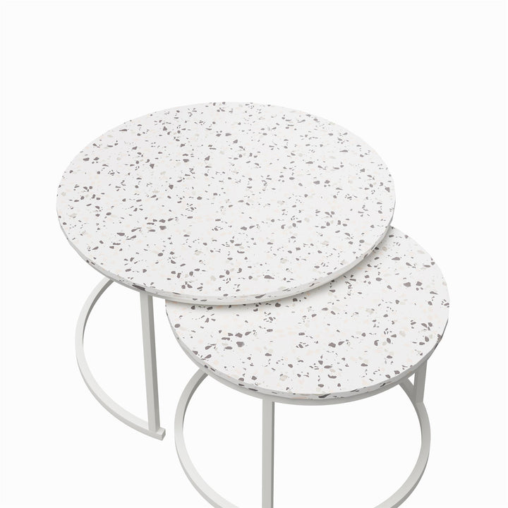 Amelia nesting table combinations -  Terrazzo