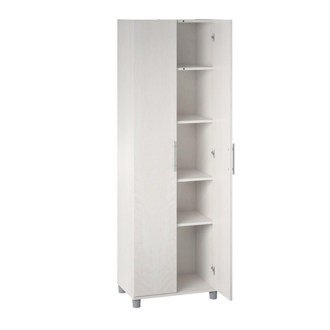 Camberly utility storage cabinet 24 inch -  Ivory Oak
