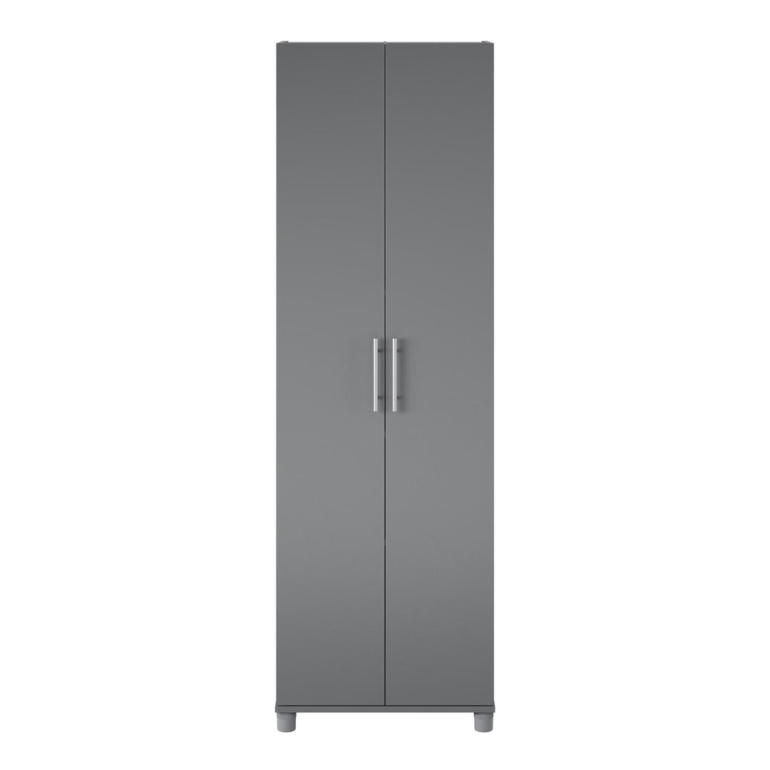 Multi-purpose 24 inch utility storage cabinet -  Black Oak