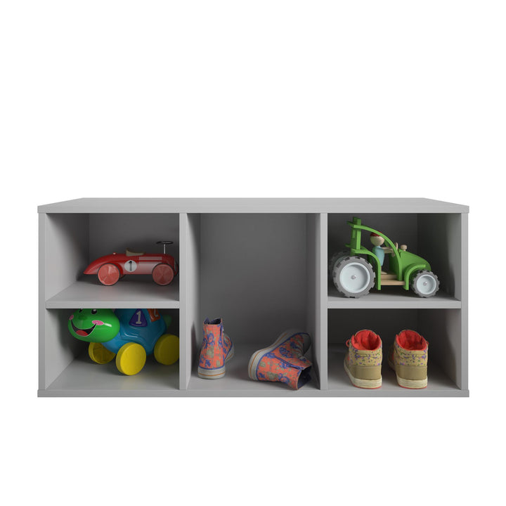 cubical storage bench - Dove Gray