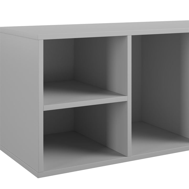 storage cube with seat - Dove Gray