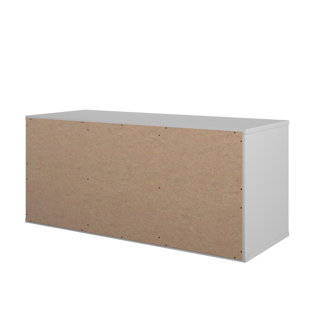 5 cube storage with seat - Dove Gray