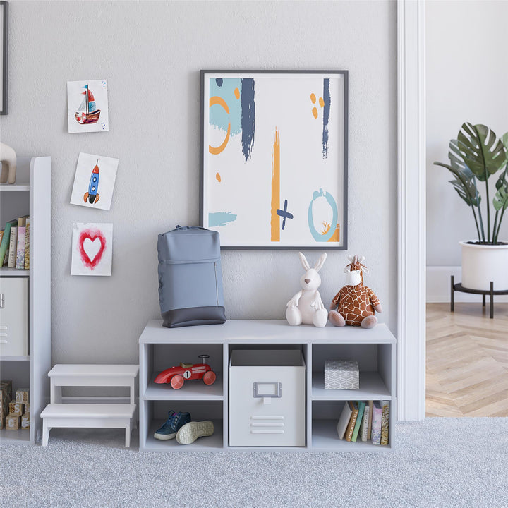 storage bench cube - Dove Gray