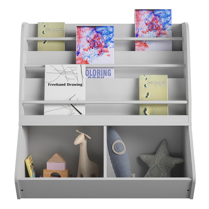 kids book and toy storage - Dove Gray