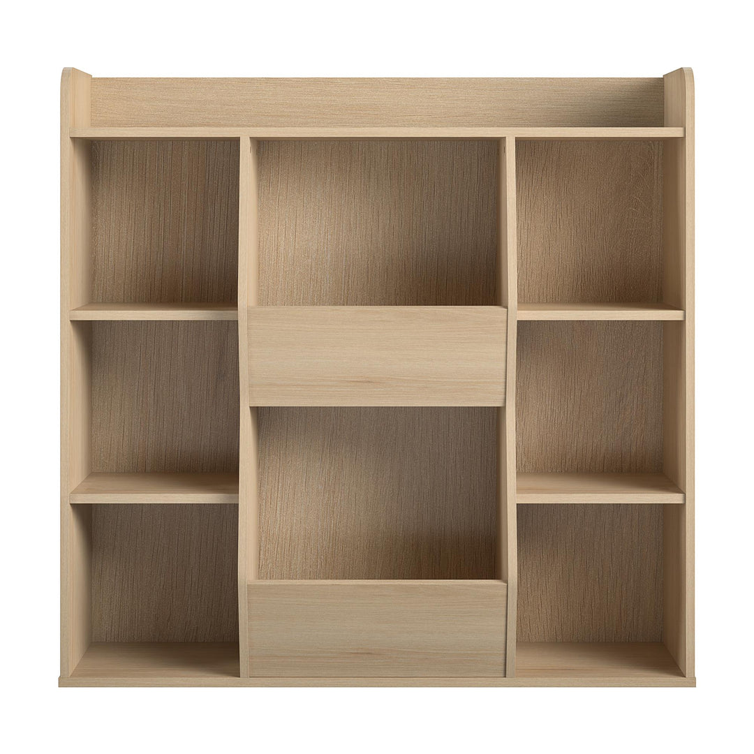 toy storage for living room - Blonde Oak
