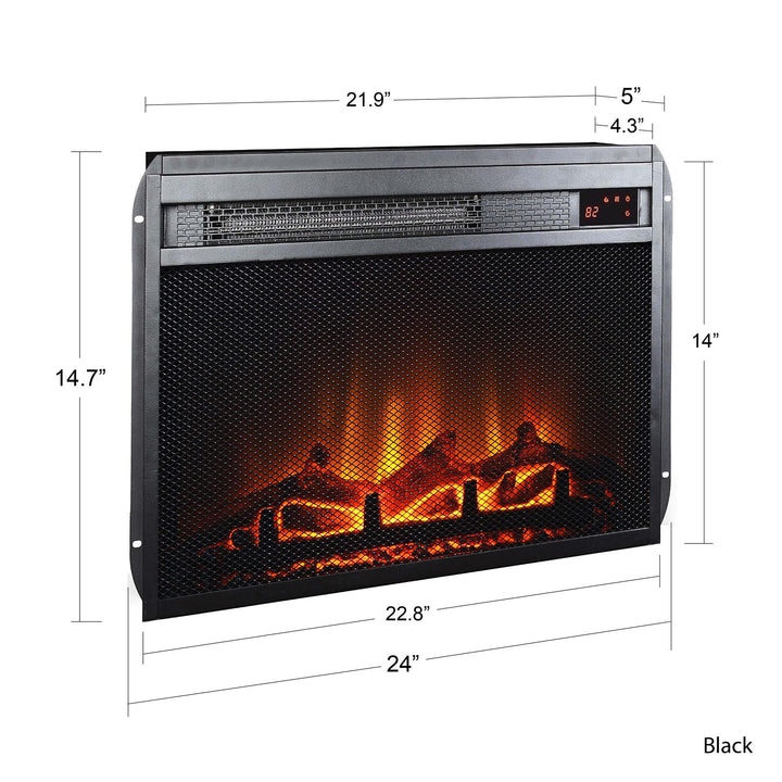Indoor heating mesh insert -  Black