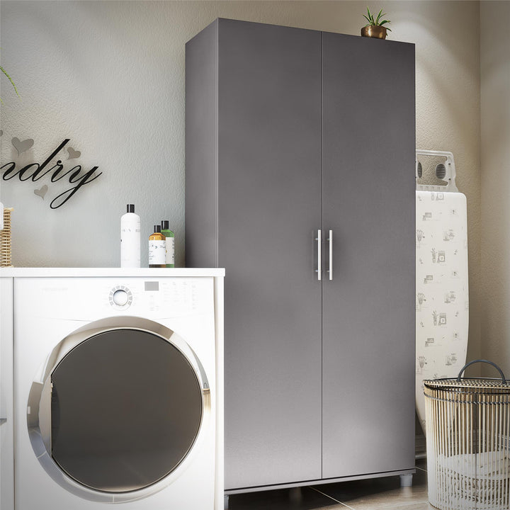 Camberly 36 Inch Utility Storage Cabinet - Graphite Grey