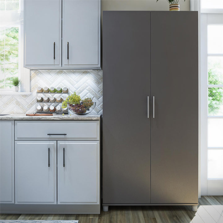 Camberly 36 Inch Utility Storage Cabinet - Graphite Grey