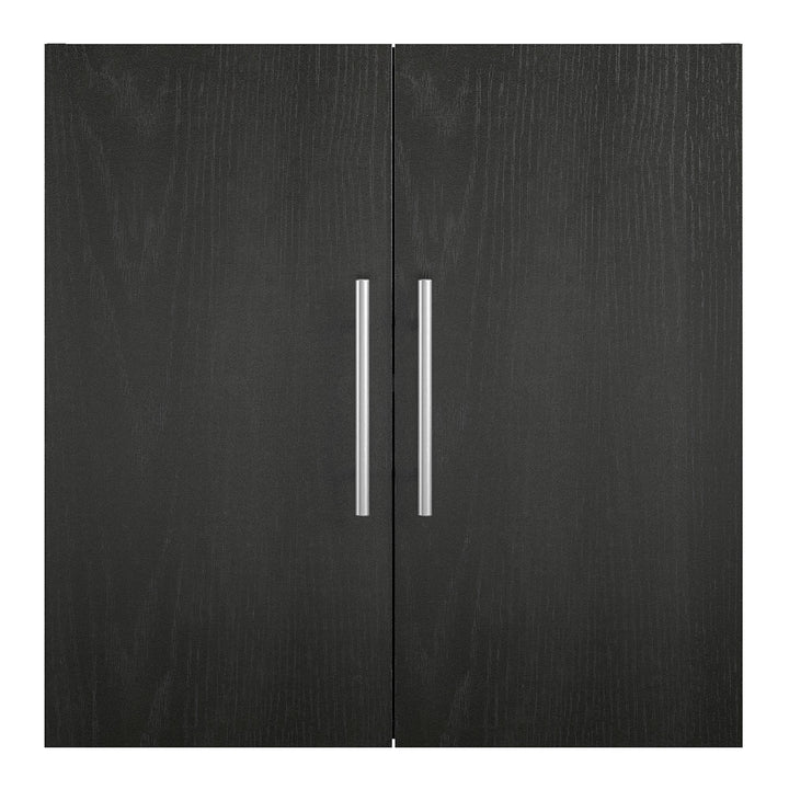 Easy to Install Camberly 24 Inch Wall Cabinet -  Black Oak