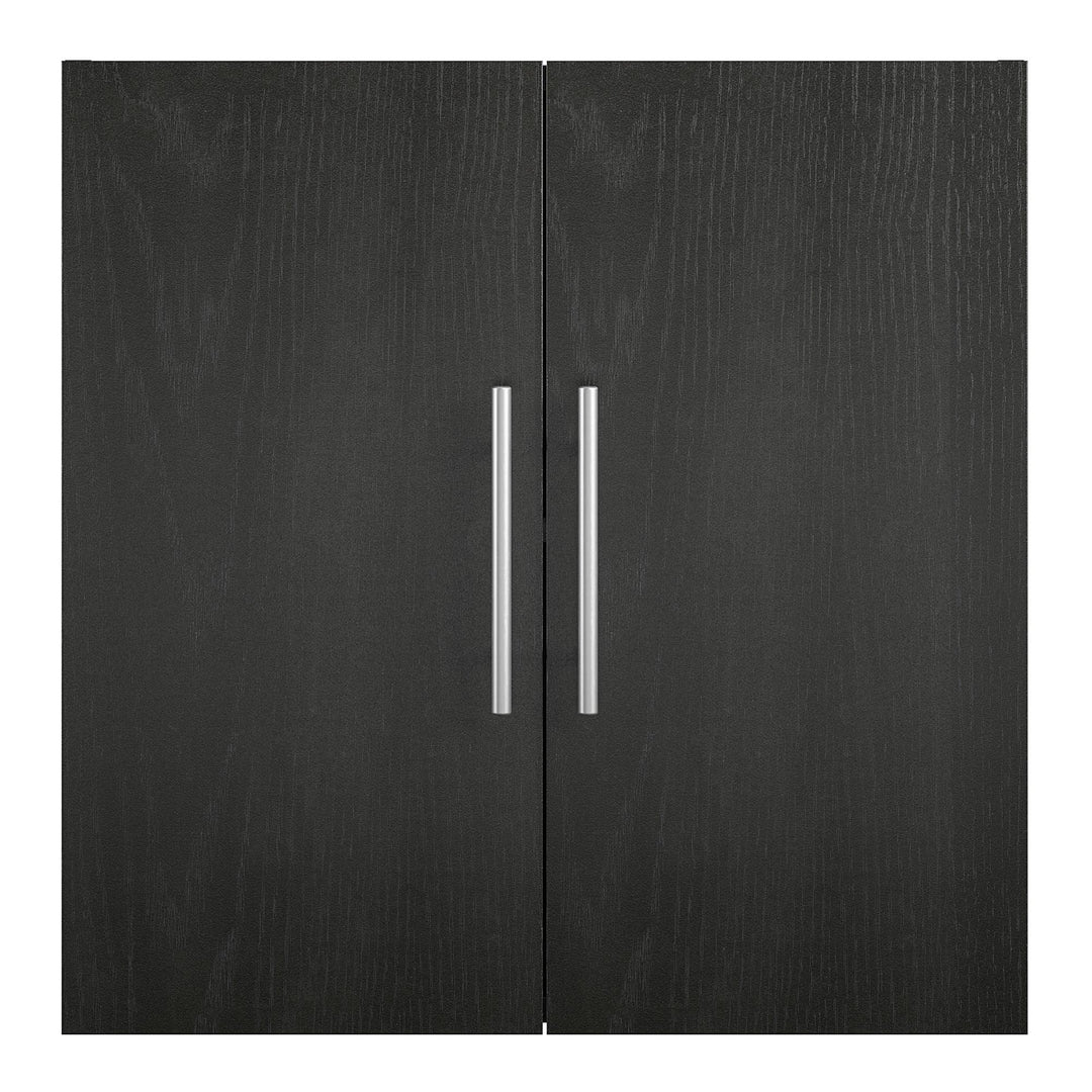 Easy to Install Camberly 24 Inch Wall Cabinet -  Black Oak
