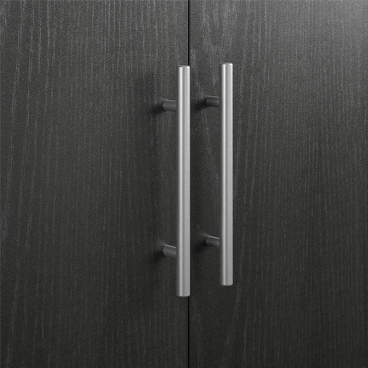 Modern and Functional Wall Cabinet for Bathroom -  Black Oak