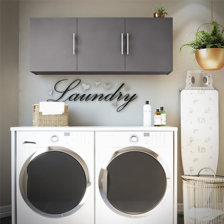 Camberly spacious wall cabinet design -  Graphite Grey