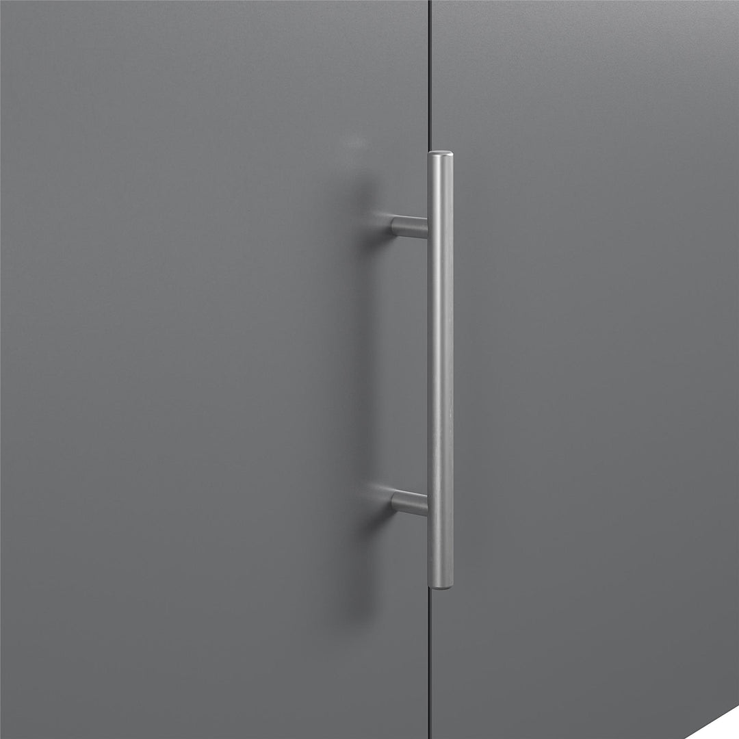 Camberly modern wall-mounted cabinet -  Graphite Grey