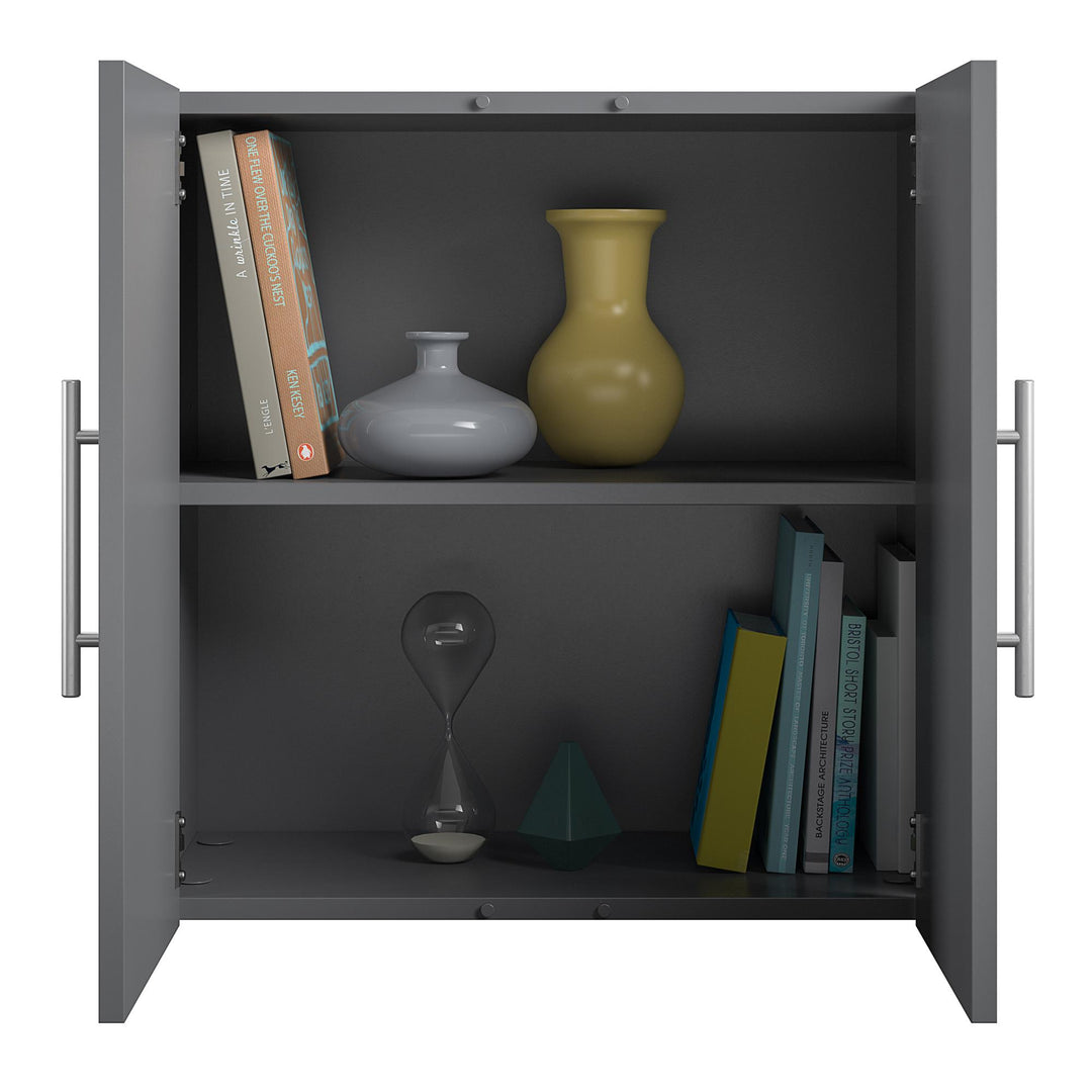 Modern and Durable 24 Inch Wall Cabinet for Bathroom -  Graphite Grey