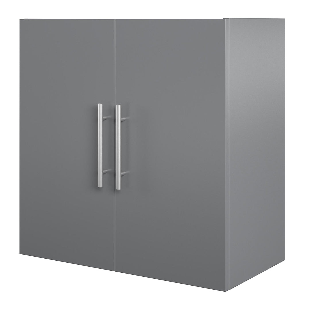 Organized and Stylish Wall Cabinet for Storage -  Graphite Grey