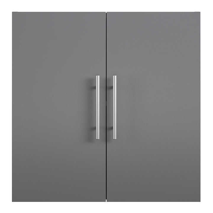 Durable and Organized Wall Cabinet for Storage -  Graphite Grey