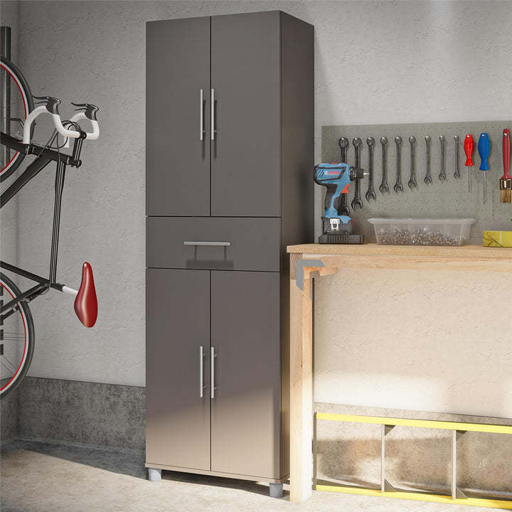 storage cabinet 24 inch wide - Graphite Grey