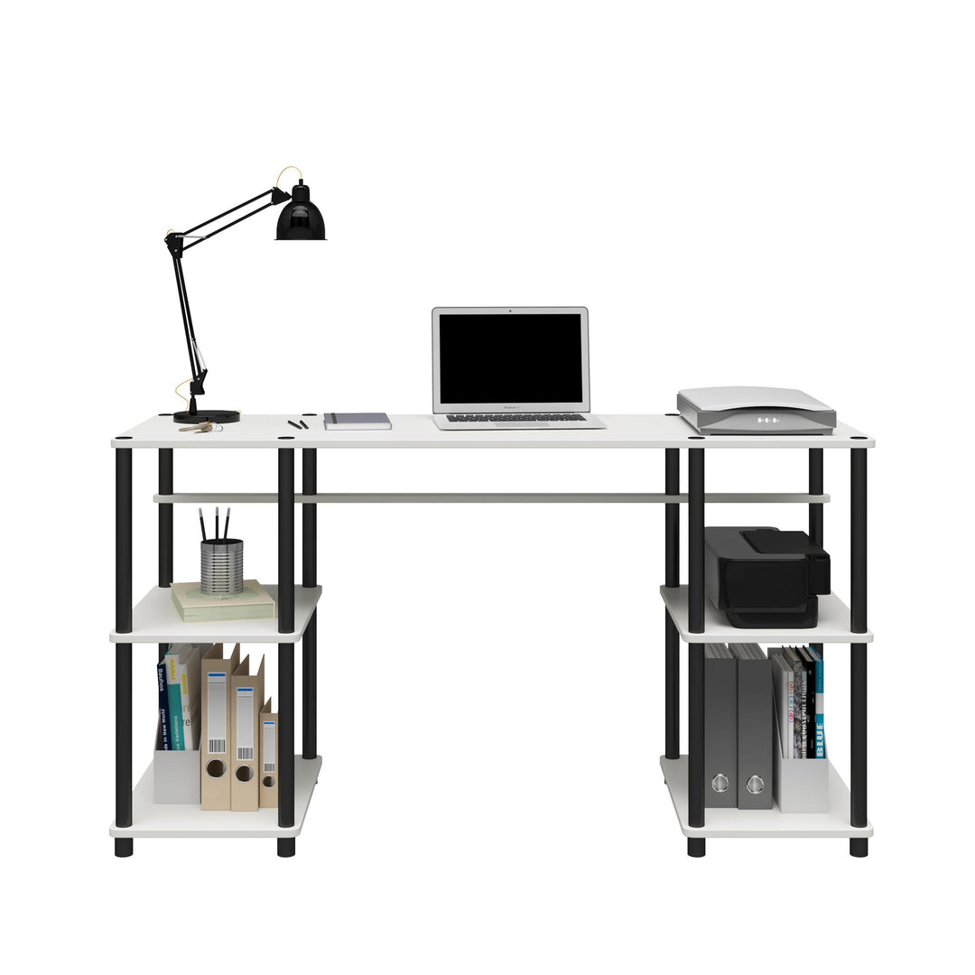 Condor spacious double pedestal -  White