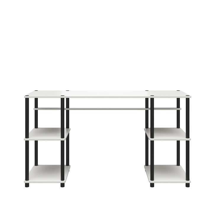 No-tool assembly desk Condor -  White