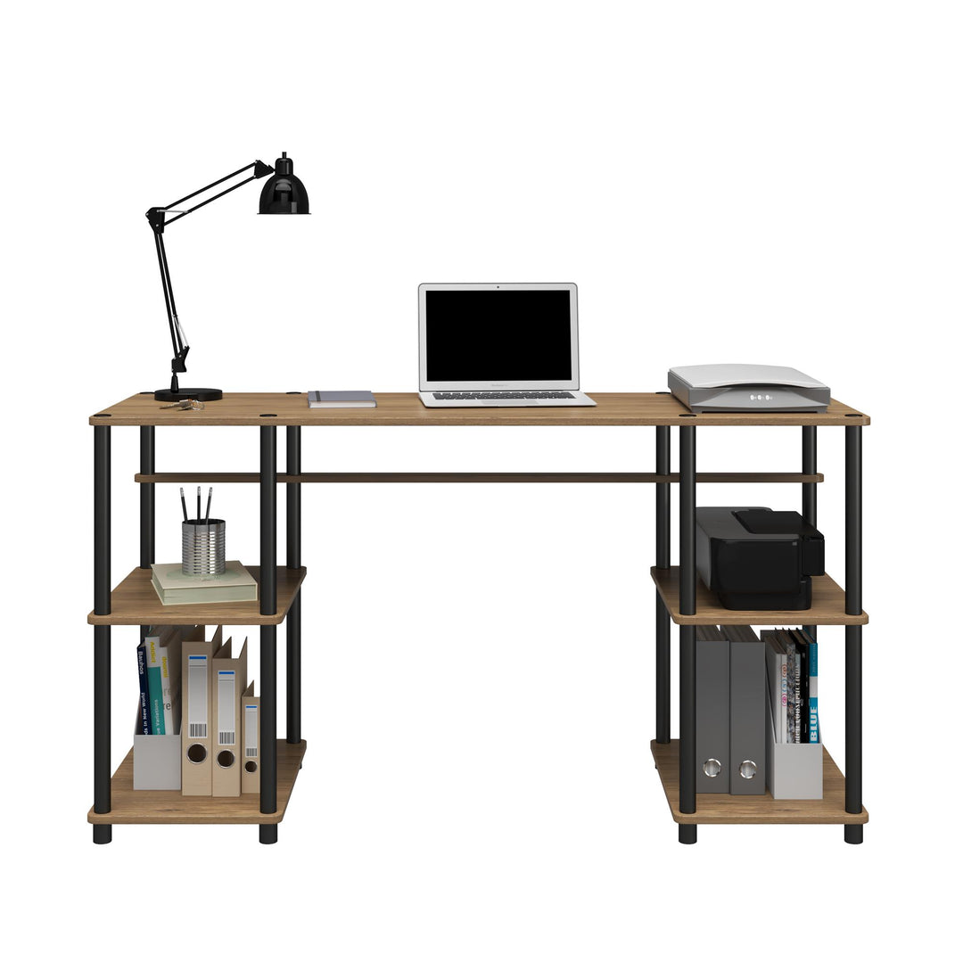 Condor desk without tools -  Rustic Oak
