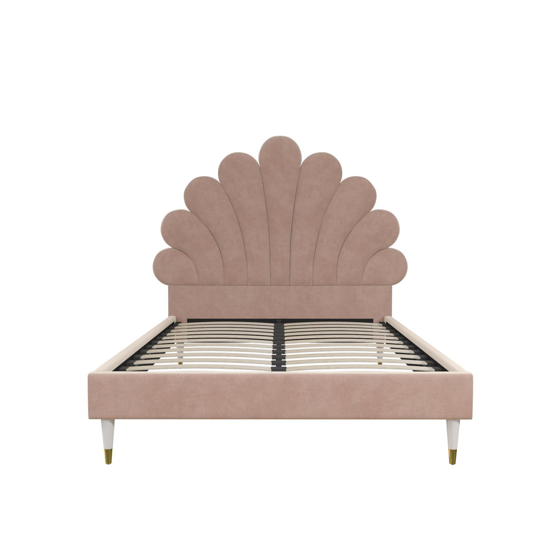 Little Seeds Monarch Hill Upholstered Poppy Bed - Pink - Full