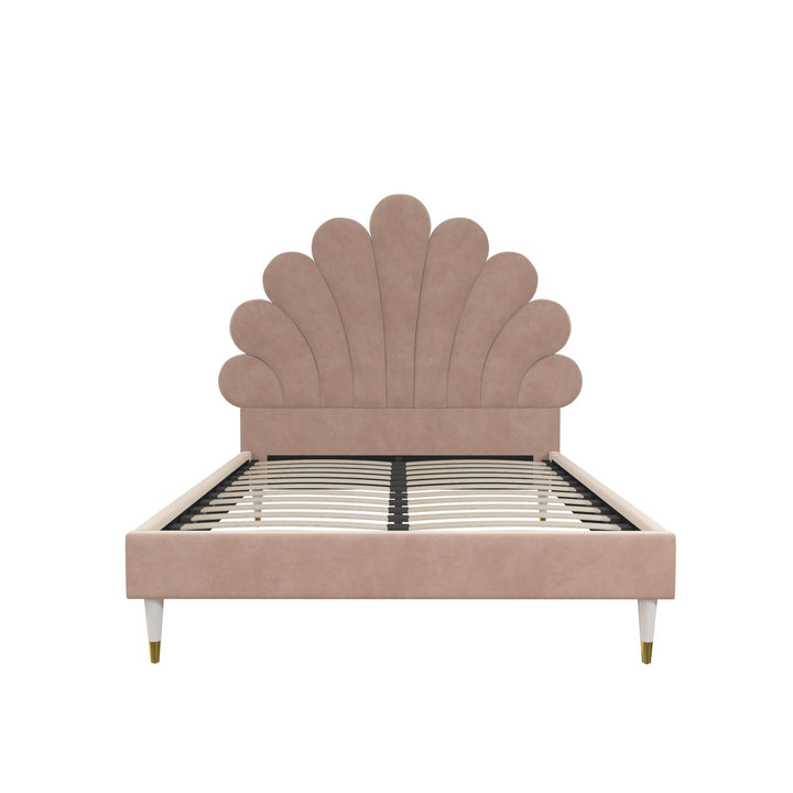 Little Seeds Monarch Hill Upholstered Poppy Bed - Pink - Full