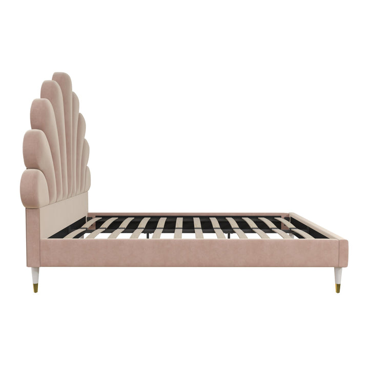 Little Seeds Monarch Hill Upholstered Poppy Bed - Pink - Full
