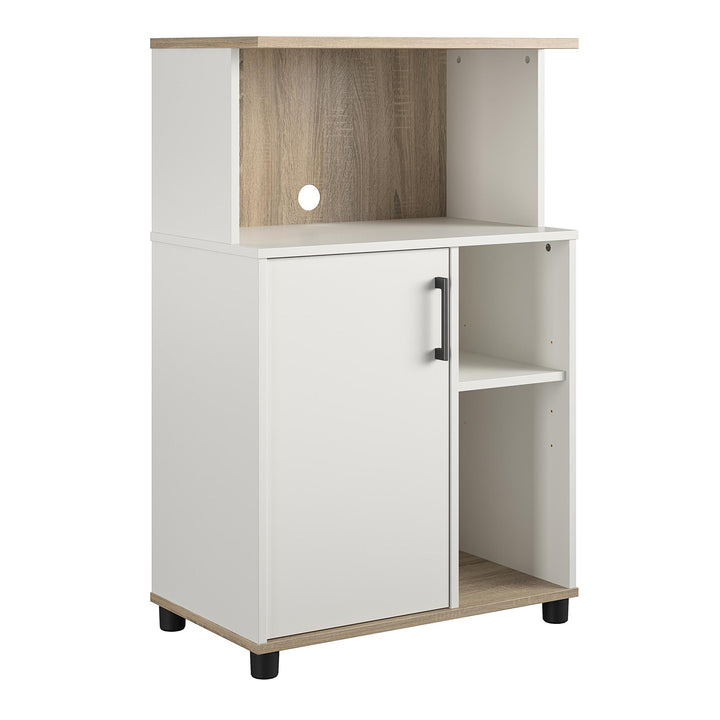 Microwave Stand with 5 Shelves for Kitchen -  White