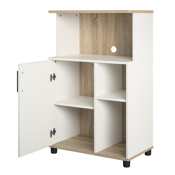 Multipurpose Stand with 5 Shelves for Storage -  White