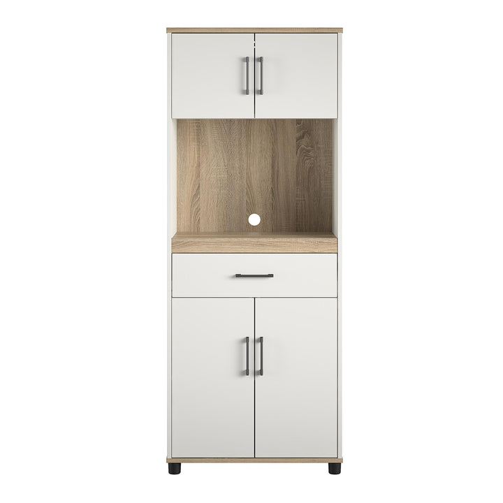 Whitmore Coffee Bar Tall Storage Cabinet  -  White