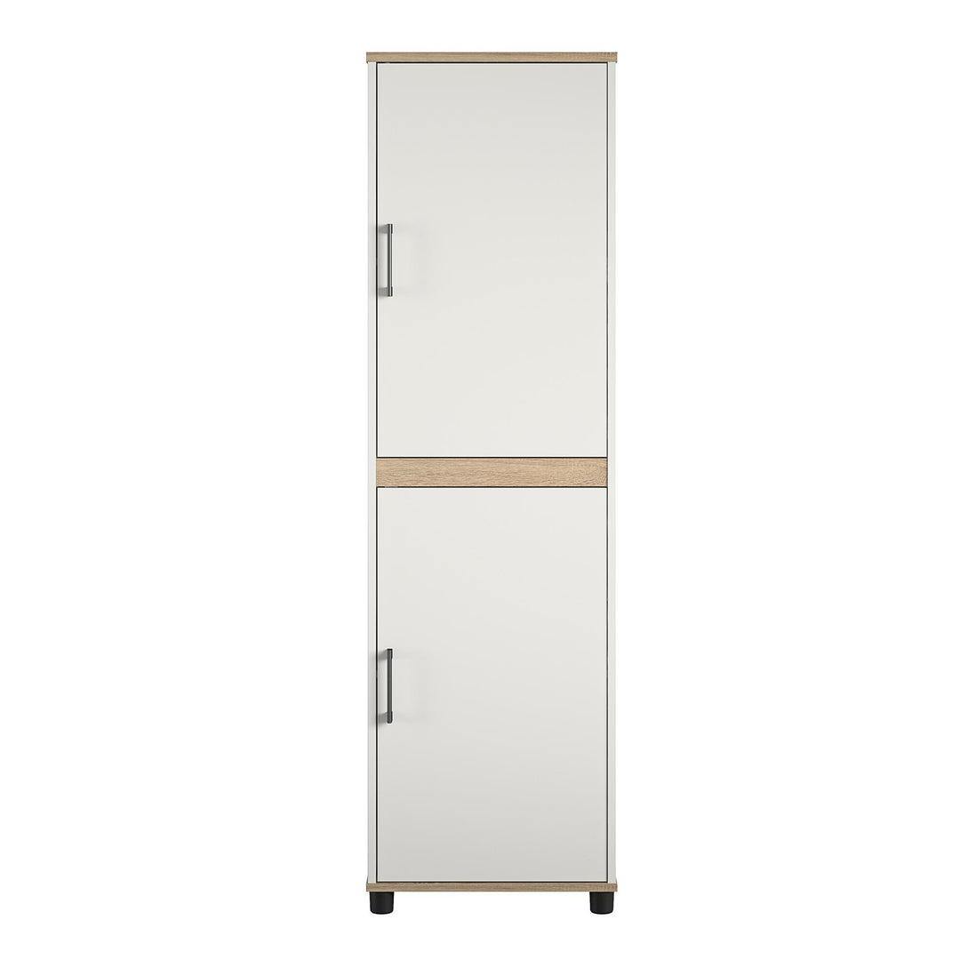 Whitmore 2 Door Multipurpose Storage Cabinet with 4 Shelves - White