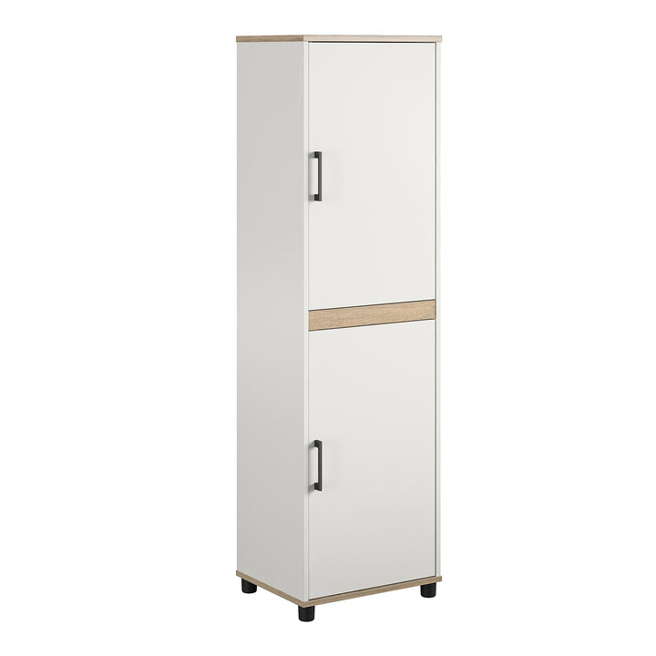 Whitmore 2 Door Multipurpose Storage Cabinet with 4 Shelves - White