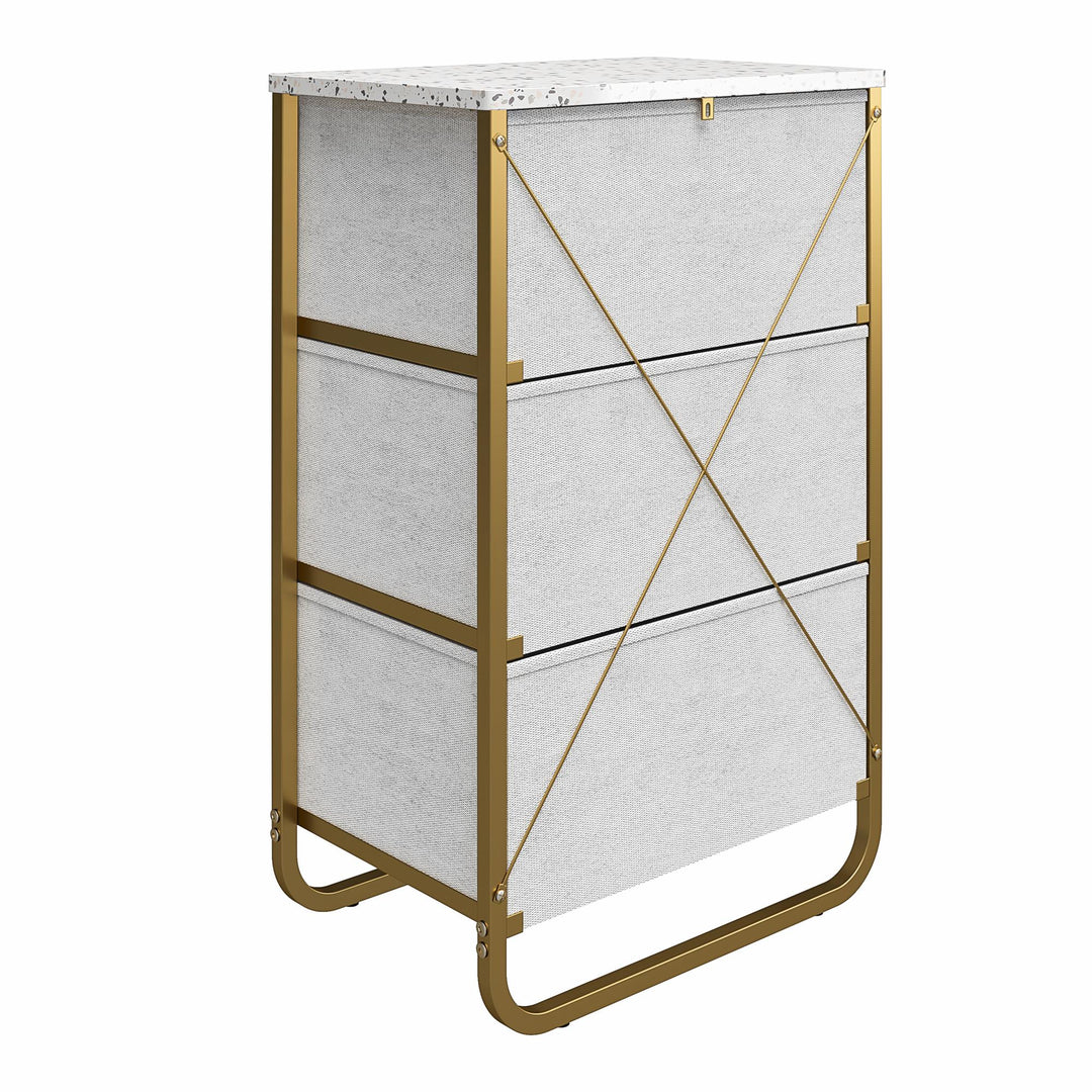 Fabric Bin Storage Solution - Terrazzo