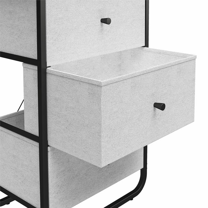 Drawer Fabric Organizer - White marble